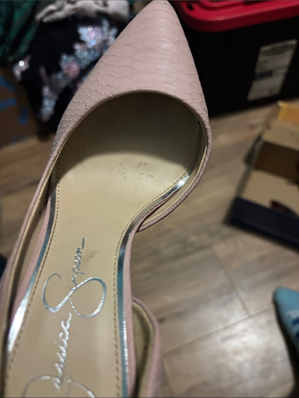 Jessica Simpson Blush Pointed-Toe D'Orsay Pumps - Picture 6 of 8